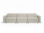 Atticus Modular Sofa - 3 Seater - Ivory Cream