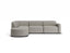 Atticus Modular Sofa - Config D or E Curved Open End - Oyster Grey