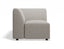 Atticus Modular Sofa Section - Corner - Oyster Grey