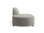 Atticus Modular Sofa Section - Left Open End - Oyster Grey