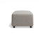 Atticus Ottoman - Oyster Grey
