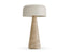 Aura Large Solar Lamp - Outdoor - Latte - Travertine