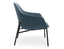 Core Lounge Chair - 4 Post Base - Blue