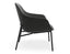 Core Lounge Chair - 4 Post Base - Dark Grey