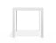 Halki Table Matt White Aluminium 77cm x 77cm