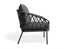 Kara Lounge Chair - Outdoor - Single - Charcoal