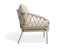 Kara Lounge Chair - Outdoor - Single - Latte