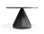 Kora Coffee Table 71cm Dia - Outdoor - Charcoal - Basalt Ceramic Top