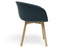Lonsdale Armchair - Natural - Blue Fabric