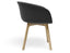 Lonsdale Armchair - Natural - Dark Grey Fabric