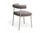 Marlowe Dining Chair - Grey Legs - Oyster Grey Fabric