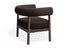 Marlowe Occasional Chair - Smoked Oak Legs - Cacao Fabric