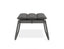 Paloma Footrest - Outdoor - Charcoal