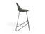 Pebble Olive Green Stool Shell Seat