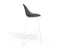 Pebble Olive Green Stool Shell Seat - Bar Stool 75cm Seat - Black Base