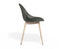 Pebble Chair Olive Green with Shell Seat