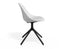 Pebble Chair White Upholstered Vintage Seat