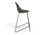 Pebble Olive Green Stool Shell Seat