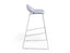 Pop Stool - Powder Blue Frame and Shell Seat  - 75cm Commercial Bar Height