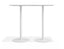 Roku Rectangle High Bar Table - Outdoor - White