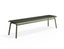 Roku Bench 190cm - Outdoor - Eucalyptus Green - Bench with Granite Grey Cushion