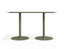Roku Rectangle Cafe Table - Outdoor - Eucalyptus Green