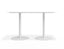 Roku Rectangle Cafe Table - Outdoor - White