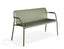 Roku Garden Bench 125cm - Outdoor - Eucalyptus Green