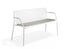 Roku Garden Bench 125cm - Outdoor - White
