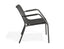 Roku Lounge Chair - Outdoor - Charcoal - Chair with Granite Grey Cushion