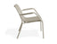 Roku Lounge Chair - Outdoor - Latte - Chair with Green Cushion
