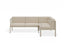 Seville Config B Corner Sofa - Latte - Outdoor