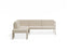 Seville Config H Corner Sofa - Latte - Outdoor