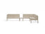 Seville Config J Corner Sofa - Latte - Outdoor