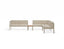 Seville Config J Corner Sofa - Latte - Outdoor