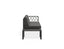 Seville Config F - 2 Seater Sofa - Charcoal - Outdoor