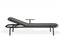 Verano Sun Lounge - Charcoal - with Side Table - Sandy Grey Cushion