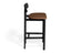 Zara Stool - Black - Custom Upholstered