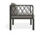 Seville Lounge Chair - Charcoal - Outdoor