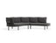 Aluna Sofa Right End Open - Charcoal - Outdoor