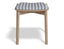 Andi Low Stool - Natural - Custom Upholstered