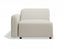 Atticus Modular Sofa Section - Left Arm - Ivory Cream