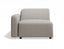Atticus Modular Sofa Section - Left Arm - Oyster Grey