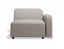 Atticus Modular Sofa Section - Right Arm - Oyster Grey