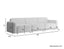 Atticus Modular Sofa - 3 Seater - Ivory Cream