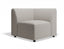Atticus Modular Sofa Section - Corner - Oyster Grey