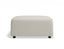 Atticus Ottoman - Ivory Cream