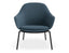 Core Lounge Chair - 4 Post Base - Blue