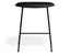 Elva Low Stool - Black Seat - Black Pad - Black Frame