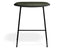 Elva Low Stool - Black Seat - Green Pad - Black Frame